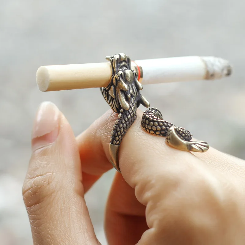 Vape Ring - الرجعية التنين حامل السجائر حلقة الرف