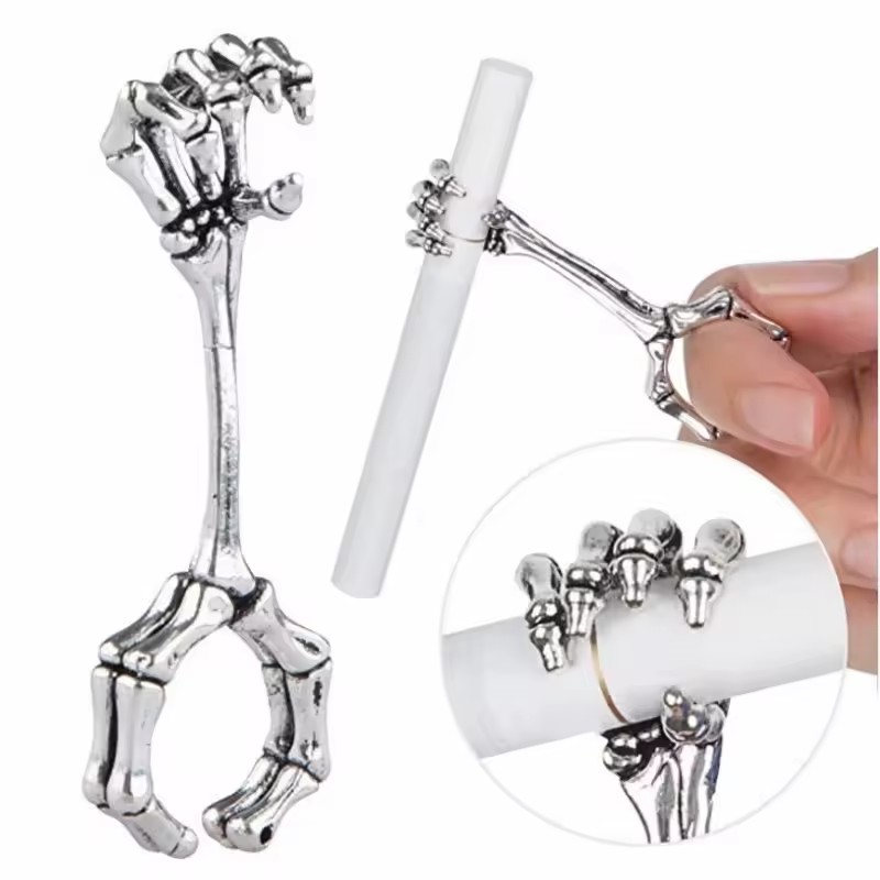 حامل سجائر معدني بتصميم عظمي ع - مراجعة Vape Ring وسعره